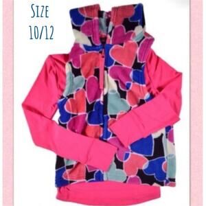 DEREK HEART 2 Piece Pink Hearts Vest Shirt 10/12
